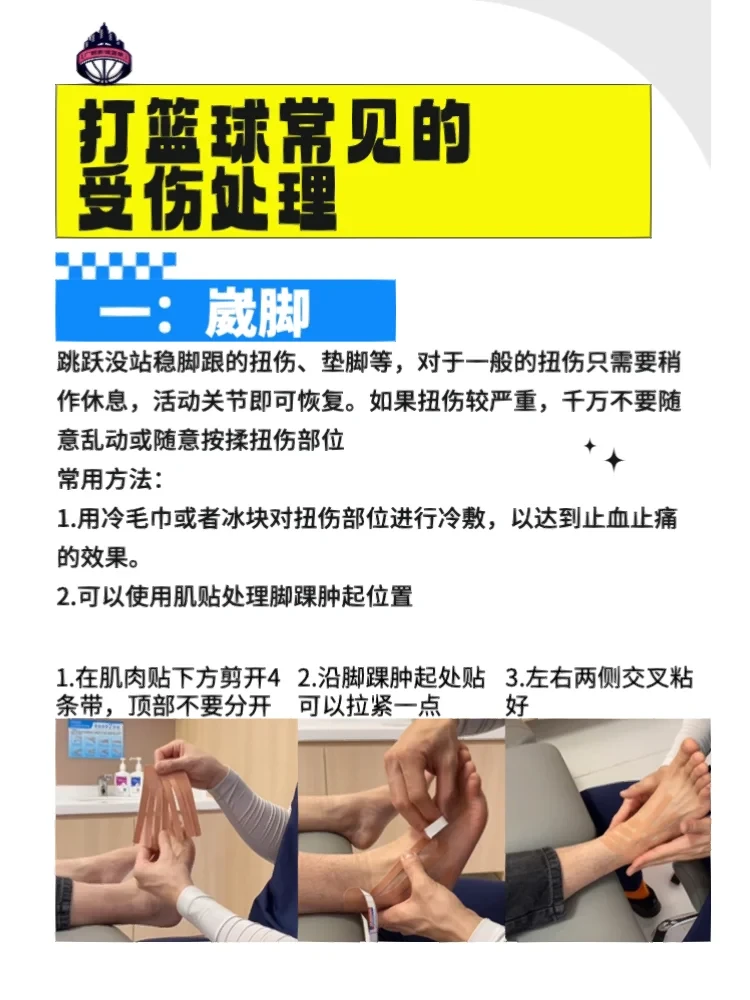 初学者篮球爱好者如何进行伤病治疗和康复?